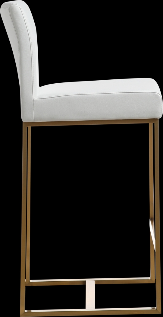 Caliael White Counter Height Stool, Set of 2 - Thumbnail - Image 3