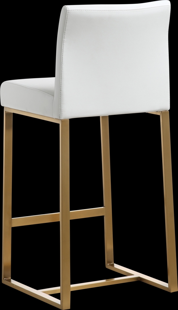 Caliael White Counter Height Stool, Set of 2 - Thumbnail - Image 4