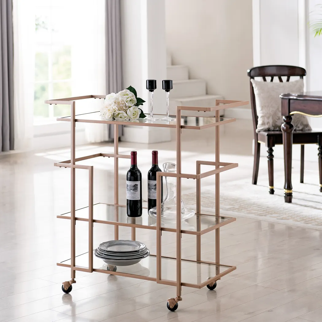 Caliark Copper Bar Cart - Thumbnail - Image 6