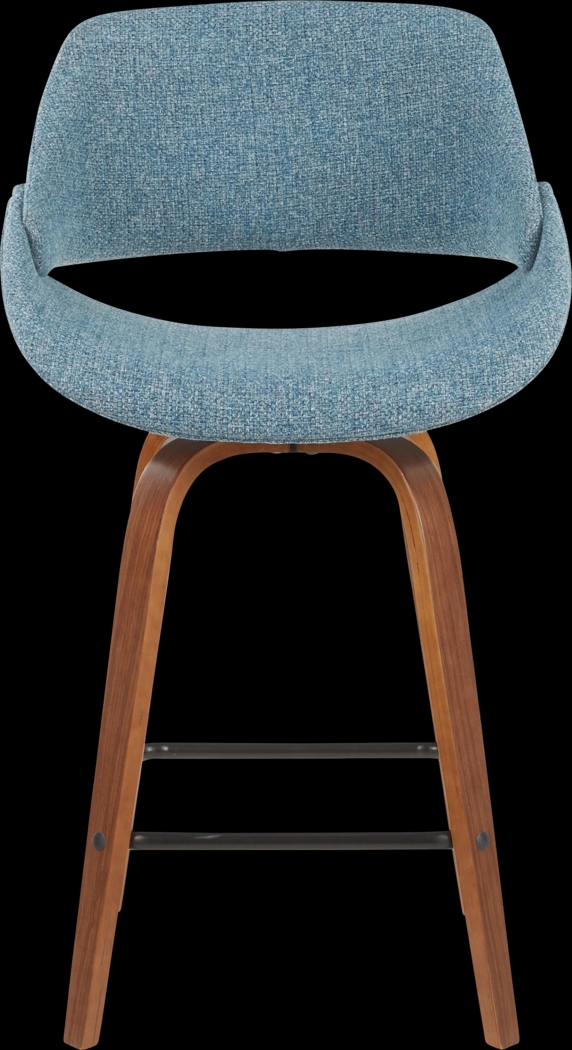 Caliborne Blue Counter Height Stool, Set of 2 - Thumbnail - Image 2