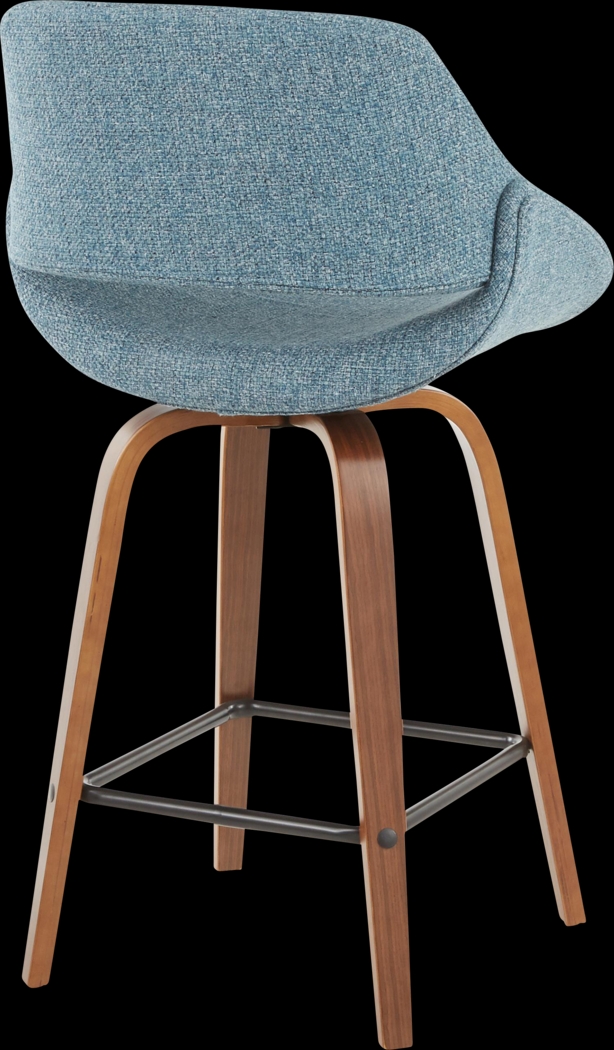 Caliborne Blue Counter Height Stool, Set of 2 - Thumbnail - Image 4