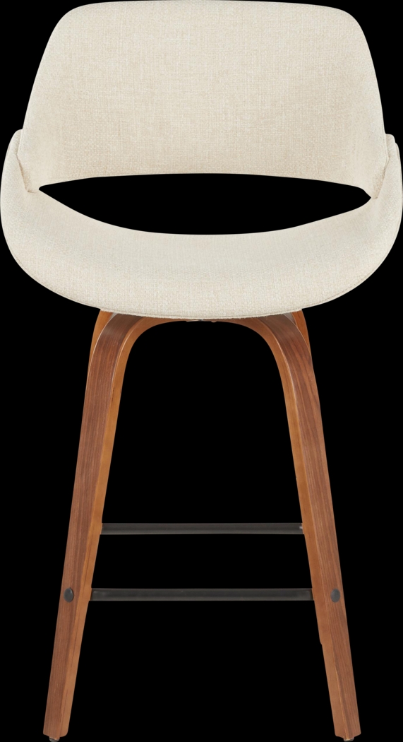 Caliborne White Counter Height Stool, Set of 2 - Thumbnail - Image 2