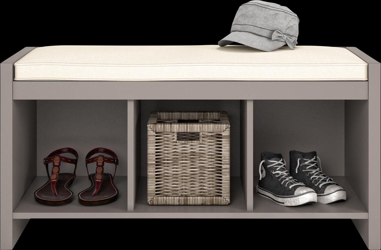 Calice Beige Accent Bench - Thumbnail - Image 2