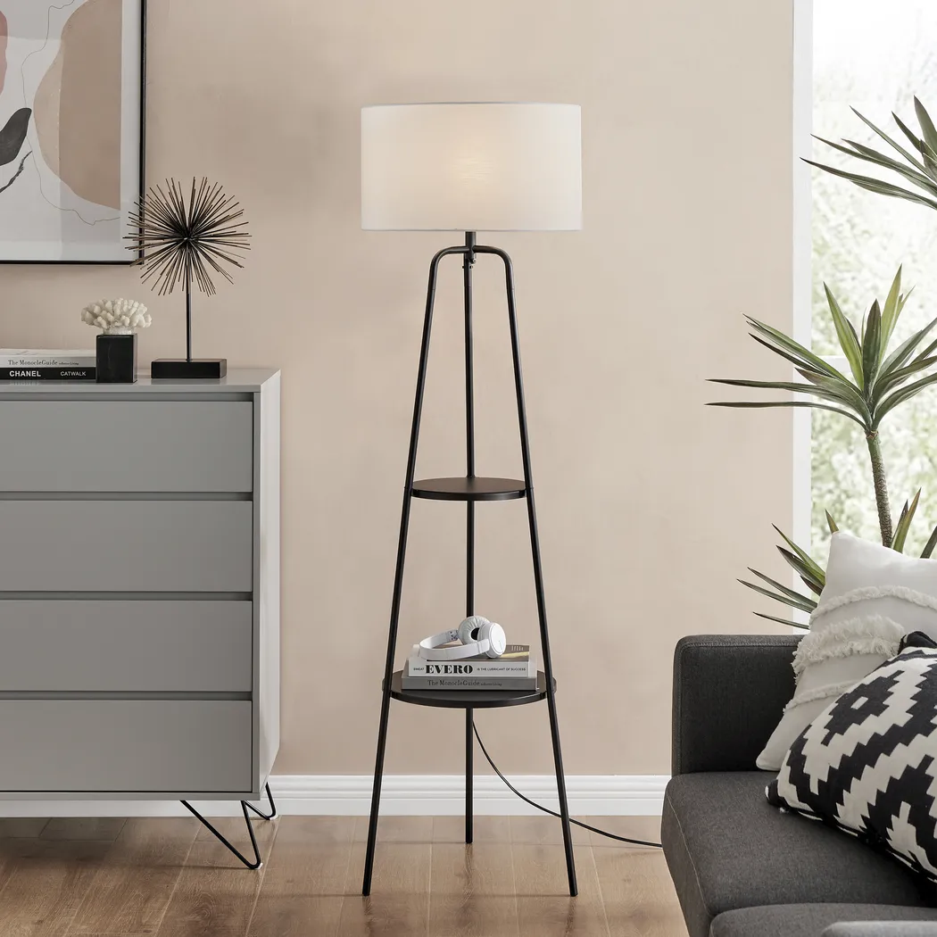 Calidonia Land White Floor Lamp - Thumbnail - Image 2