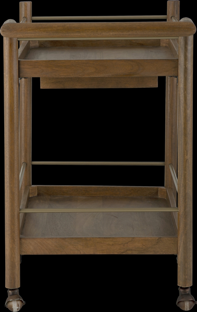 Calie Brown Bar Cart - Thumbnail - Image 3