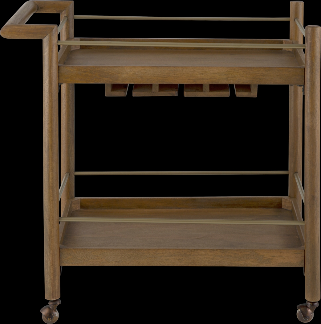 Calie Brown Bar Cart - Thumbnail - Image 8