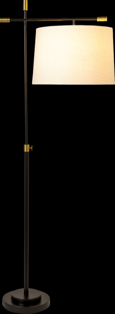 Calie Loop Black Floor Lamp - Thumbnail - Image 3