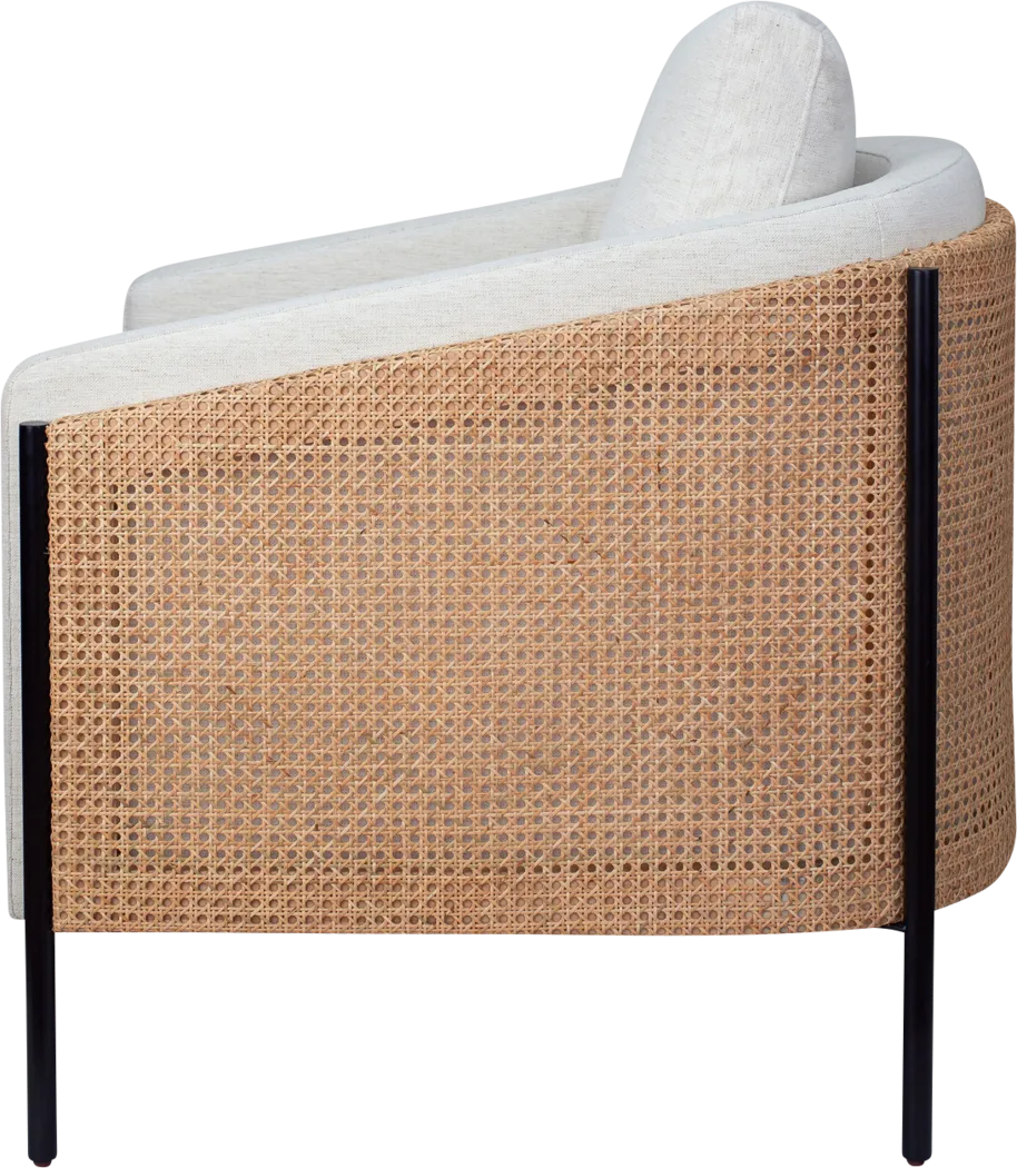 Caligei White Accent Chair - Thumbnail - Image 11