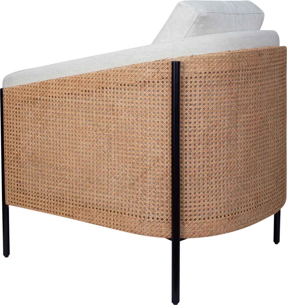 Caligei White Accent Chair - Thumbnail - Image 12
