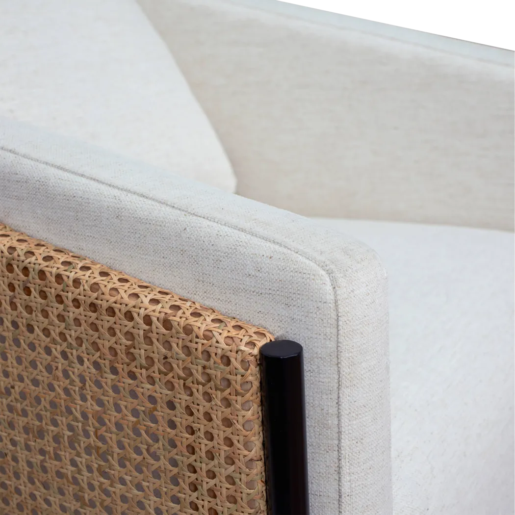 Caligei White Accent Chair - Thumbnail - Image 5