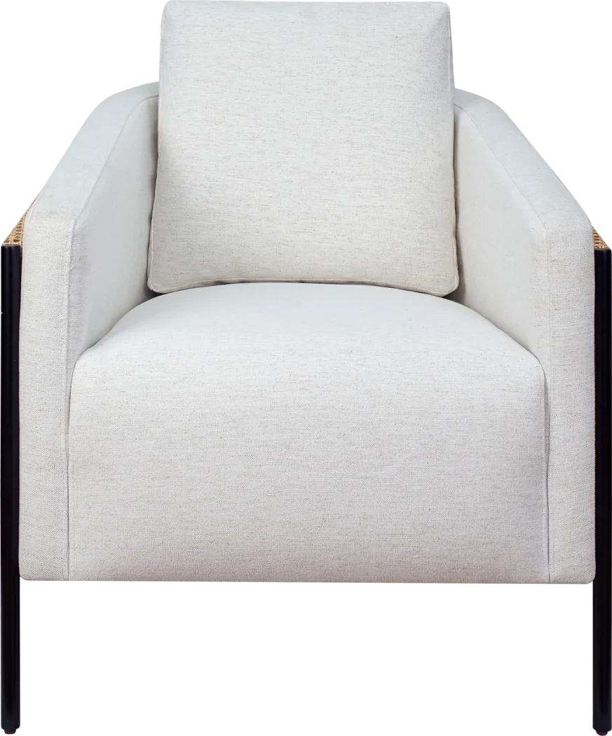 Caligei White Accent Chair - Thumbnail - Image 6