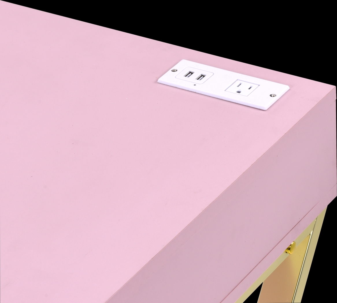Calinne Pink Desk - Thumbnail - Image 4