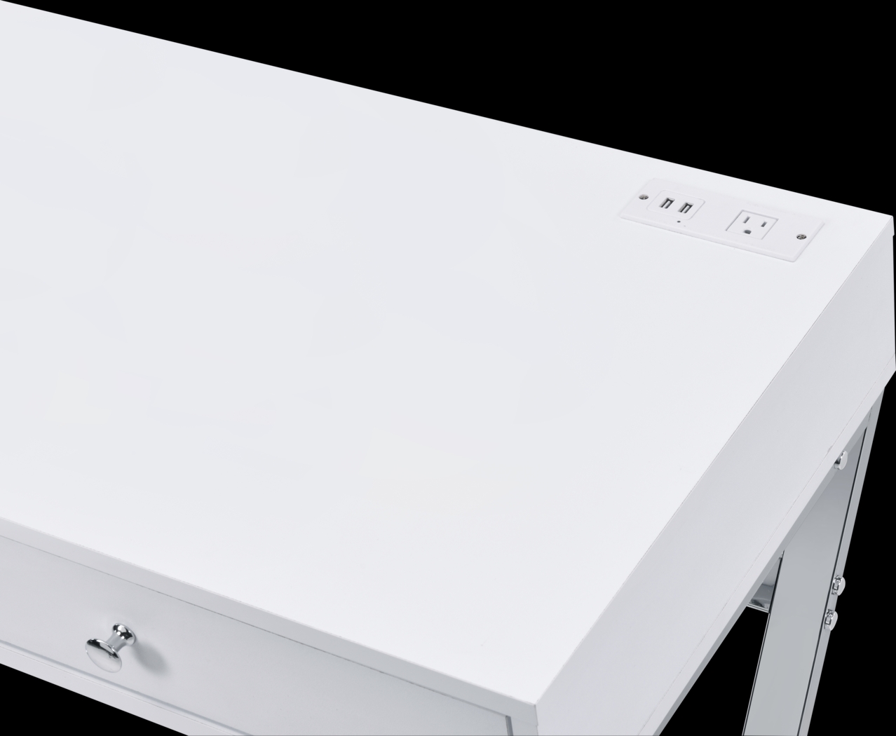 Calinne White Desk - Thumbnail - Image 5