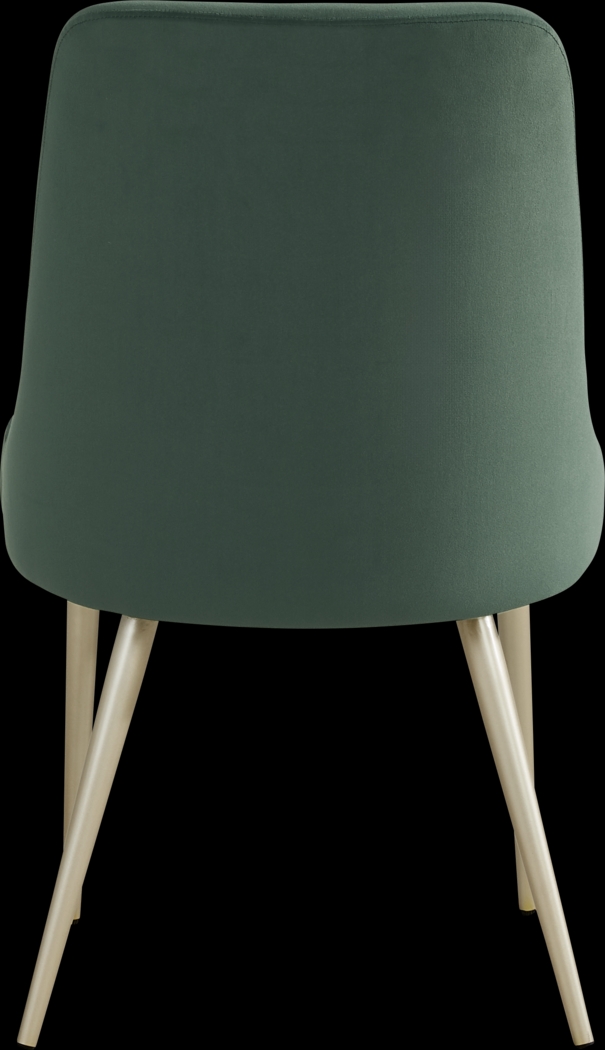 Calisi Brown 5 Pc Round Dining Room with Green Chairs - Thumbnail - Image 7