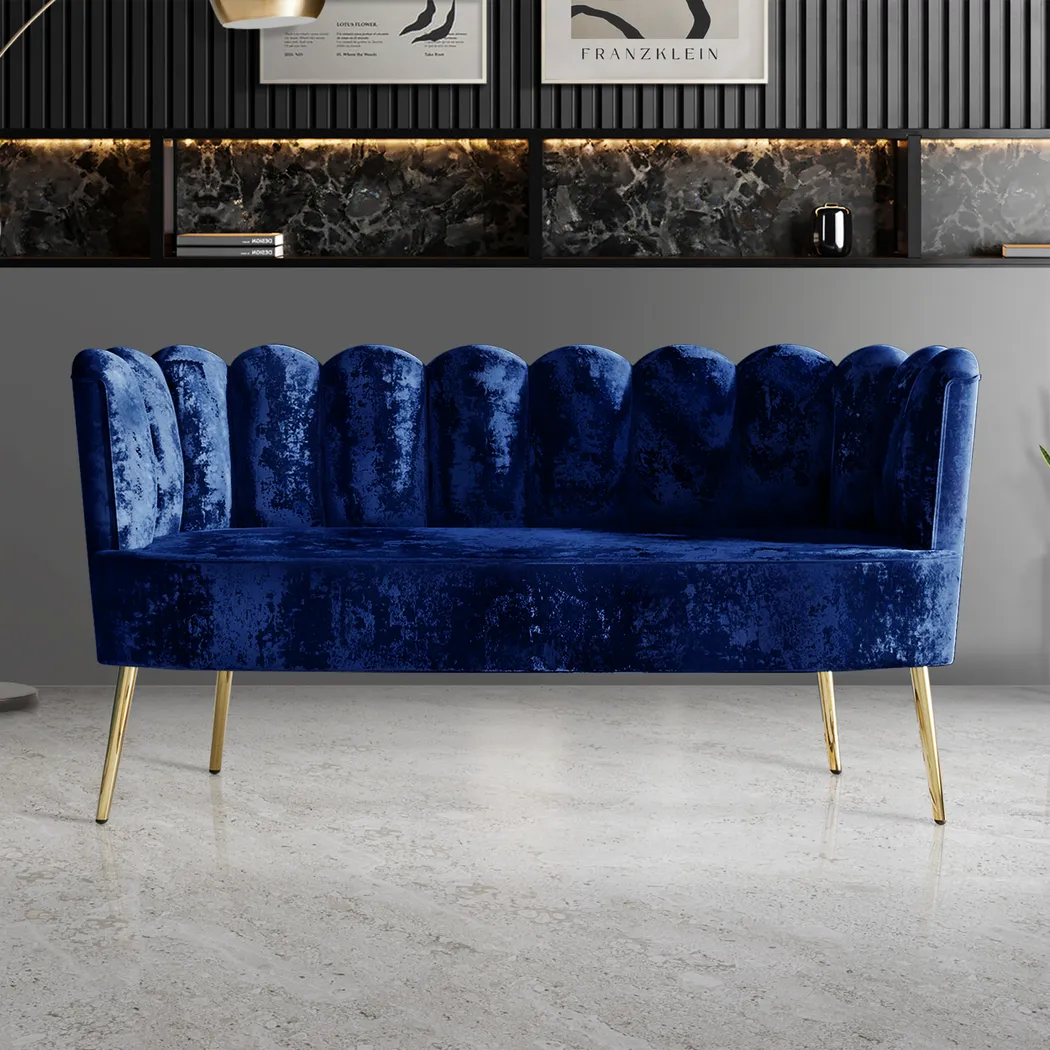 Calista Blue Sofa Set - Image 3