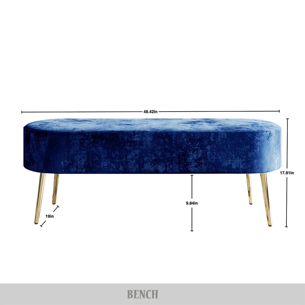 Calista Blue Sofa Set - Image 7