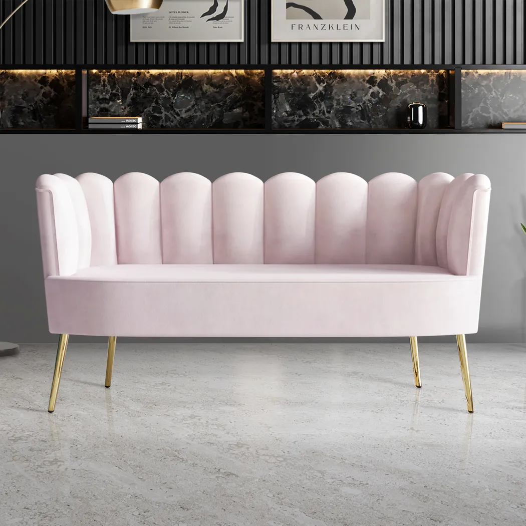 Calista Pink Sofa Set - Image 3