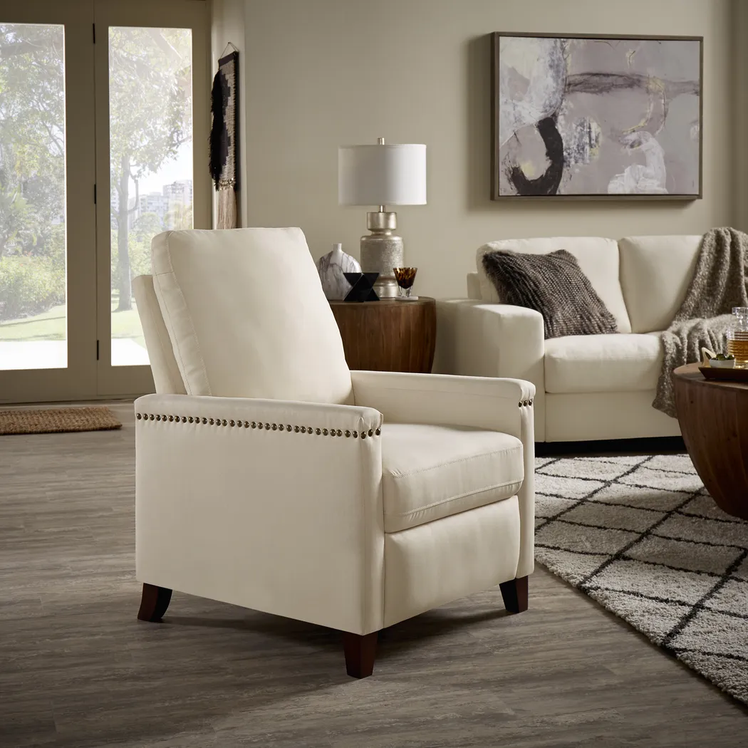 Caliza Beige Pushback Recliner - Thumbnail - Image 11