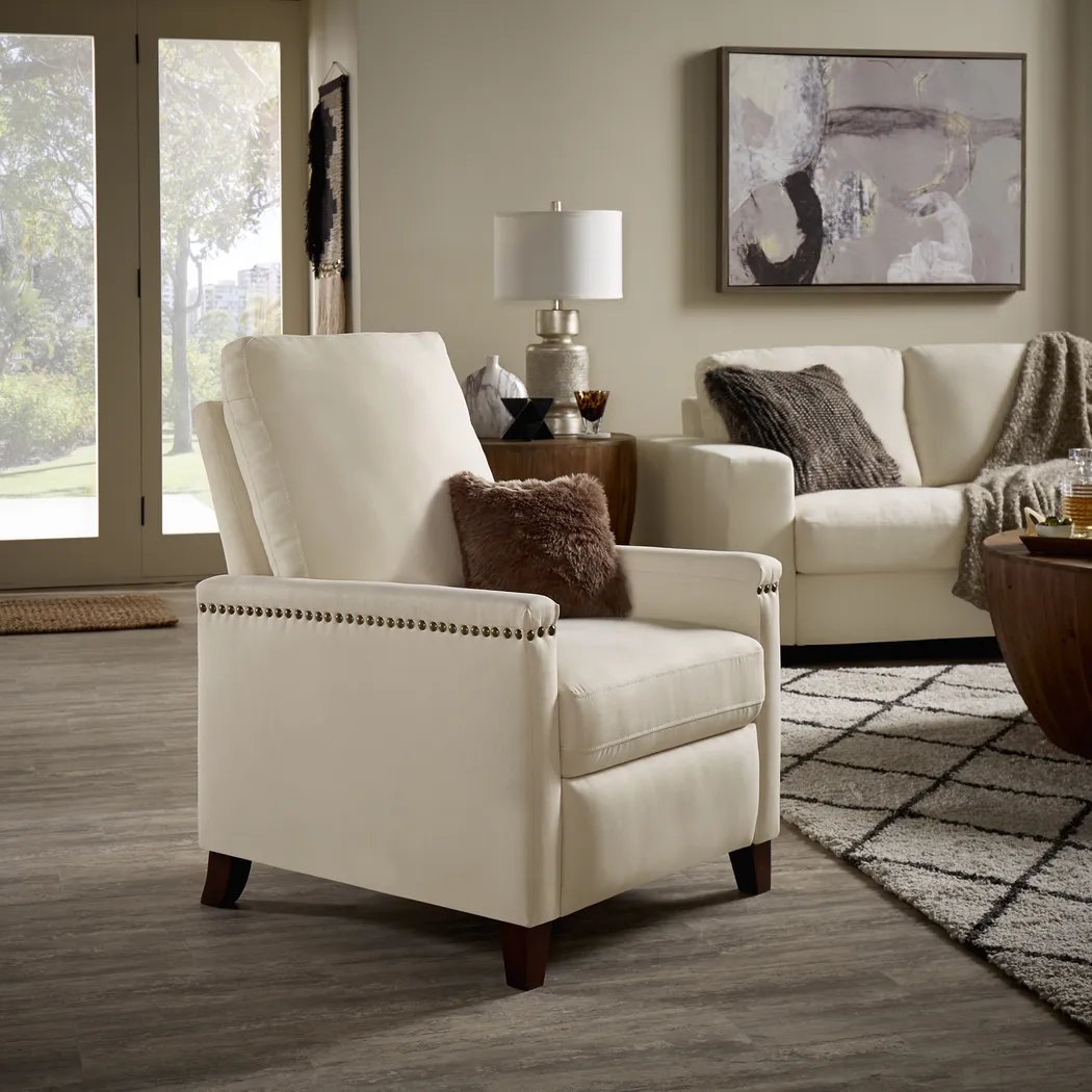 Caliza Beige Pushback Recliner - Thumbnail - Image 8