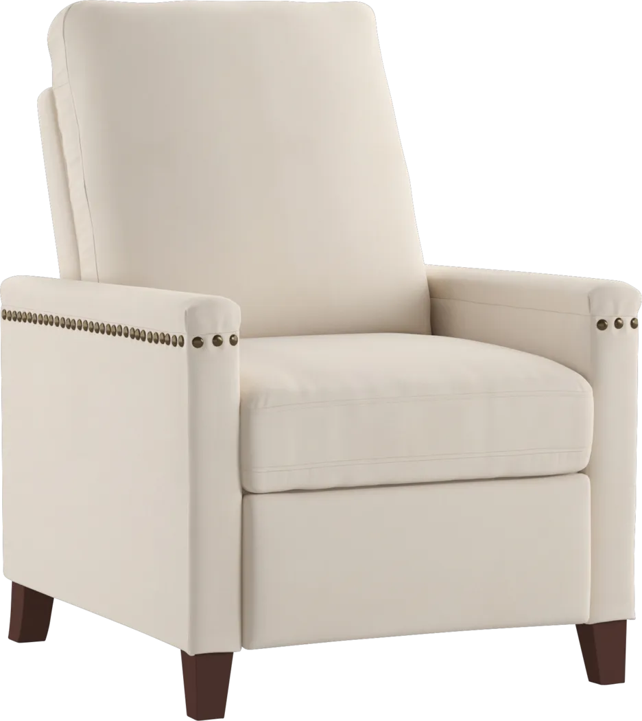 Caliza Beige Pushback Recliner - Thumbnail - Image 1