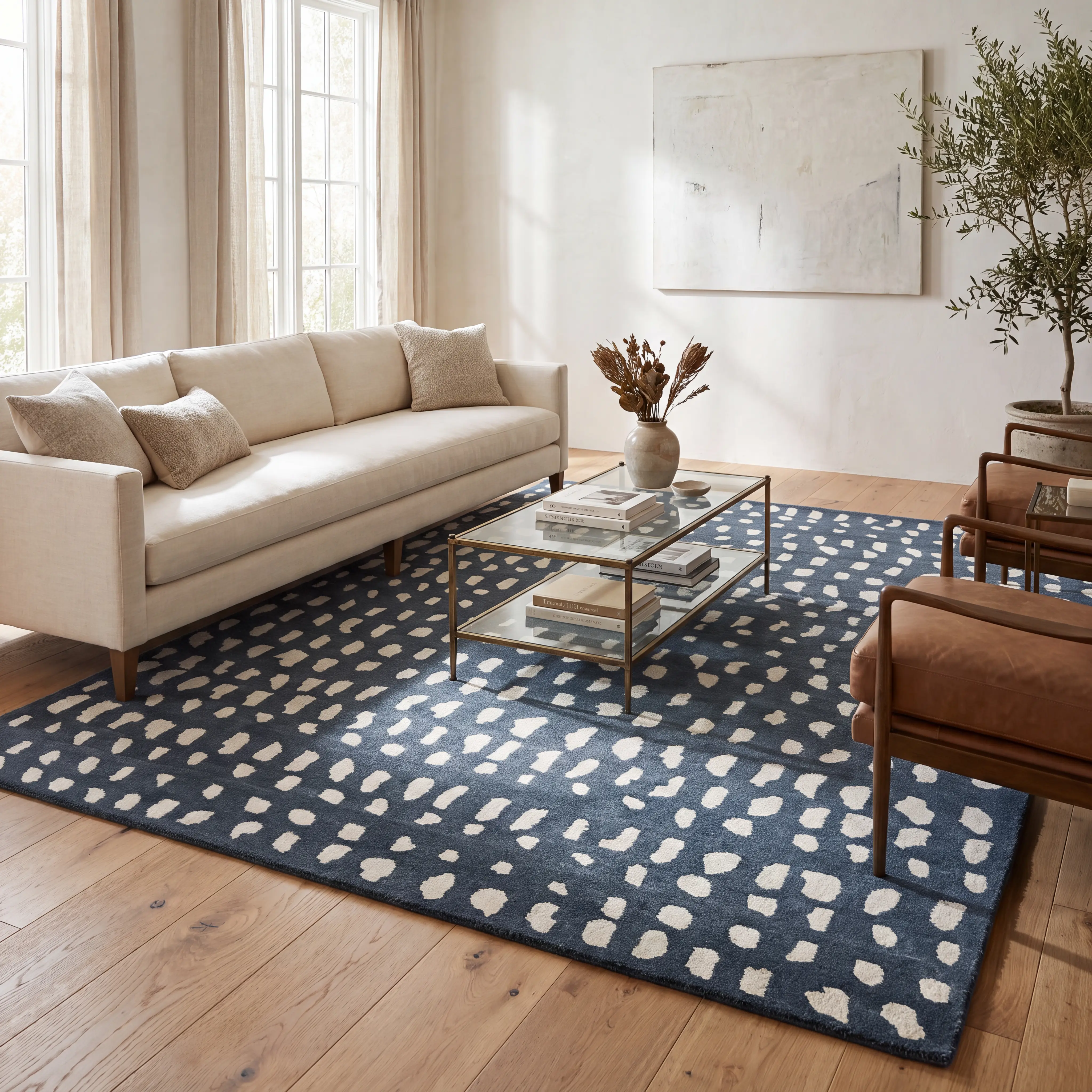 Callabee Blue 3'6 x 5'6 Rug - Thumbnail - Image 3