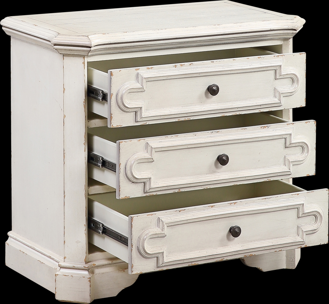 Calleigh White Accent Cabinet - Thumbnail - Image 2