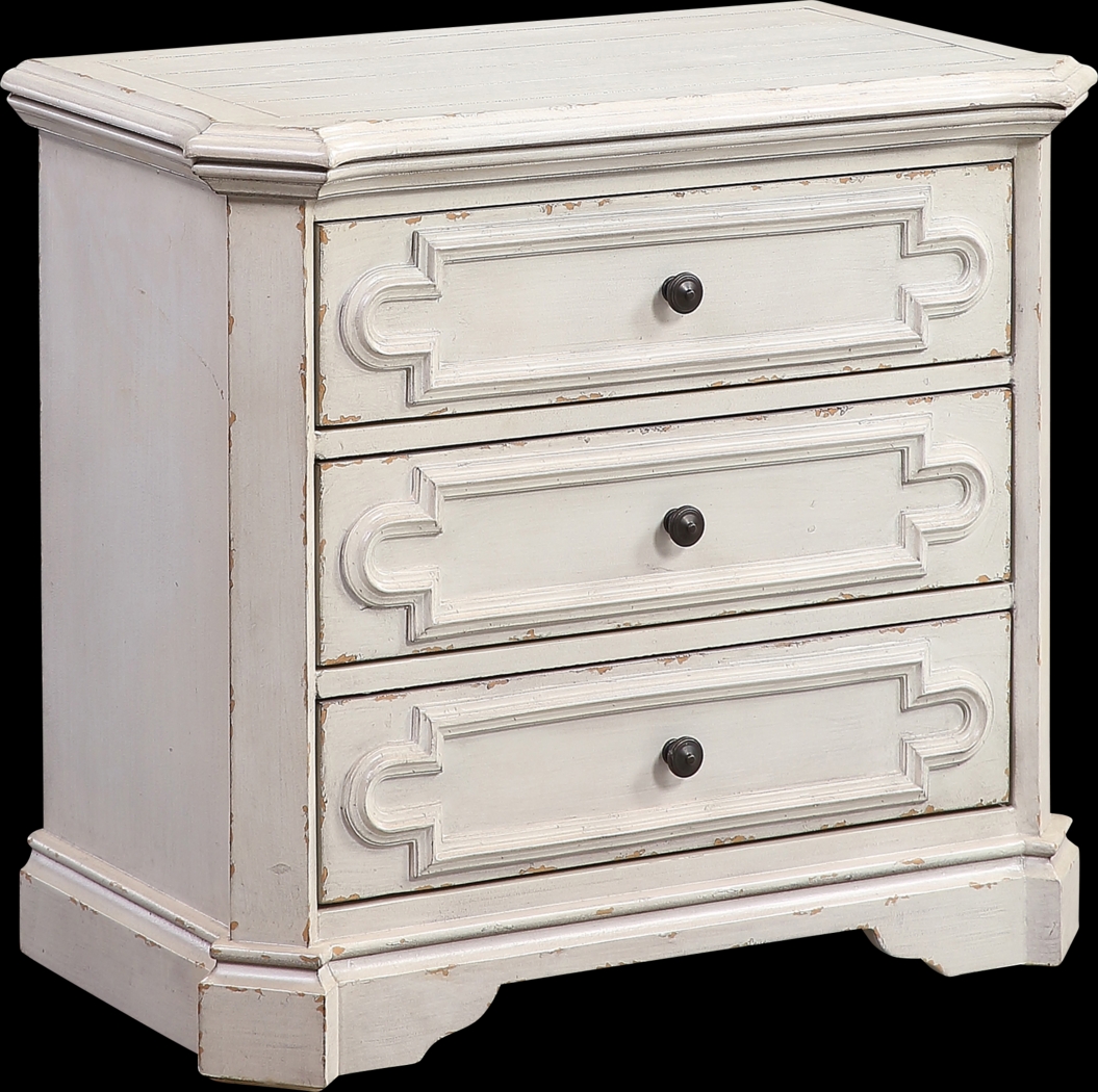 Calleigh White Accent Cabinet - Thumbnail - Image 1