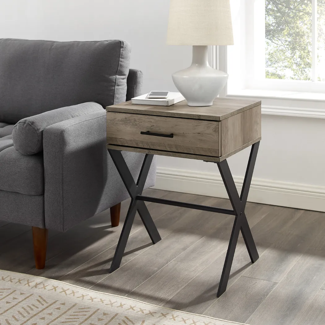 Callow Gray Accent Table - Thumbnail - Image 8