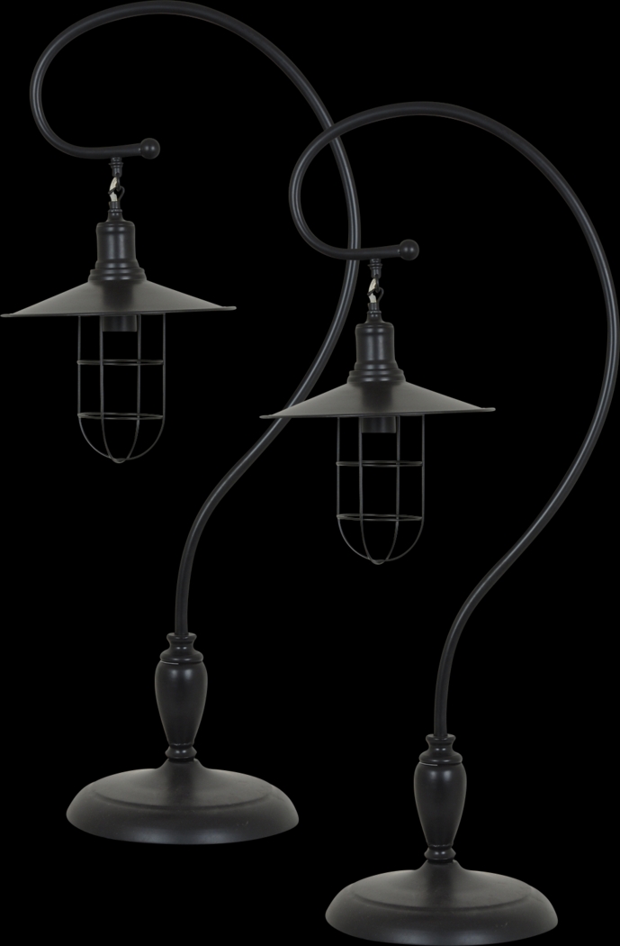 Callow Trace Bronze Table Lamps, Set of 2 - Thumbnail - Image 1