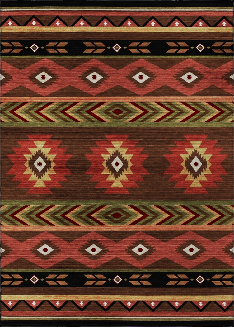 Callowhill Brown 3' x 5' Rug - Thumbnail - Image 1