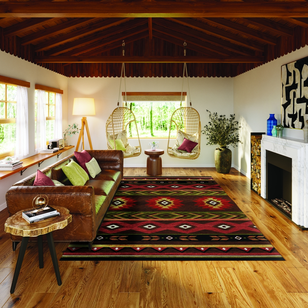 Callowhill Brown 5' x 8' Rug - Thumbnail - Image 2