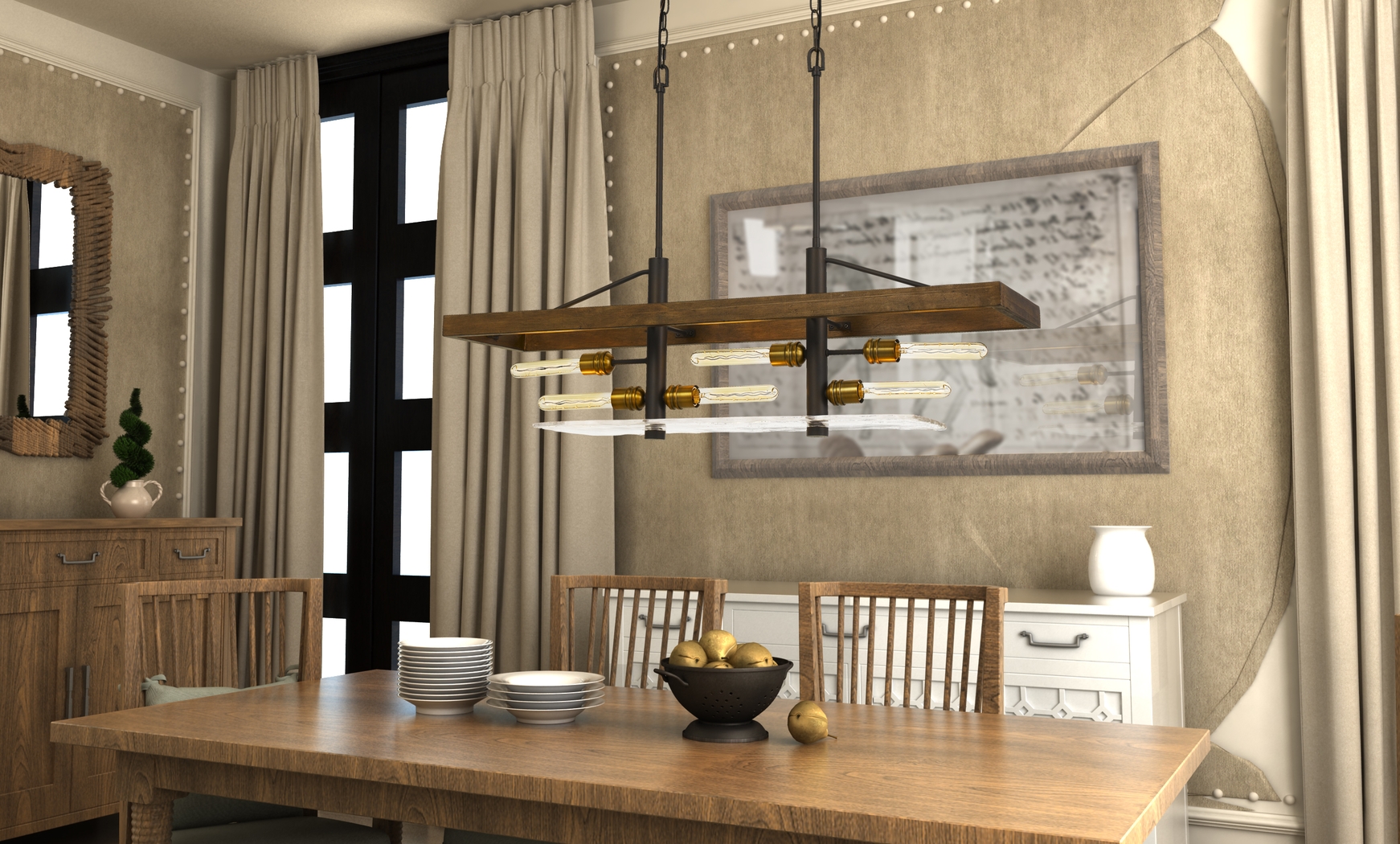 Callywood Brown Chandelier - Thumbnail - Image 3