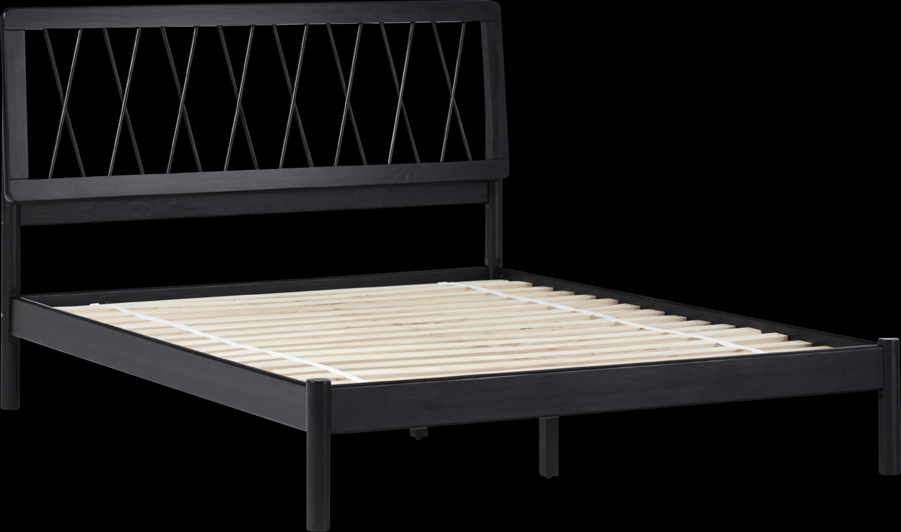 Calpella Black Queen Bed - Thumbnail - Image 1