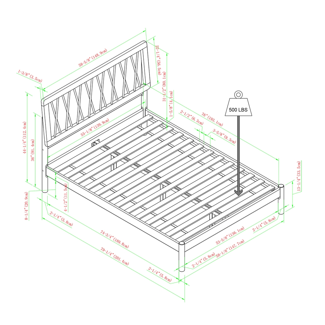 Calpella Caramel Full Bed - Thumbnail - Image 6