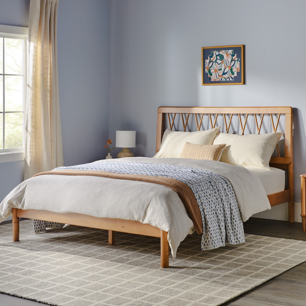 Calpella Caramel Queen Bed - Thumbnail - Image 4