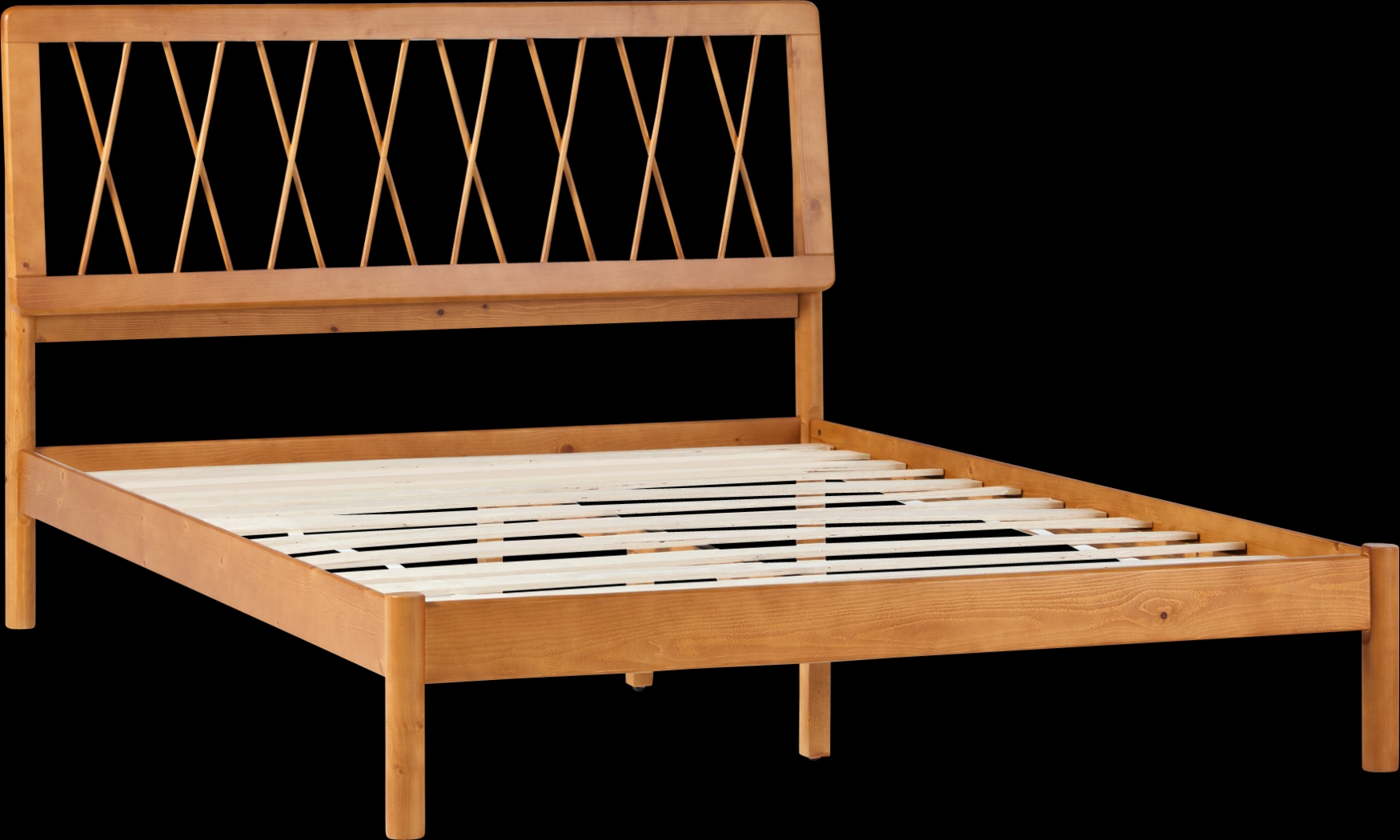 Calpella Caramel Queen Bed - Thumbnail - Image 1