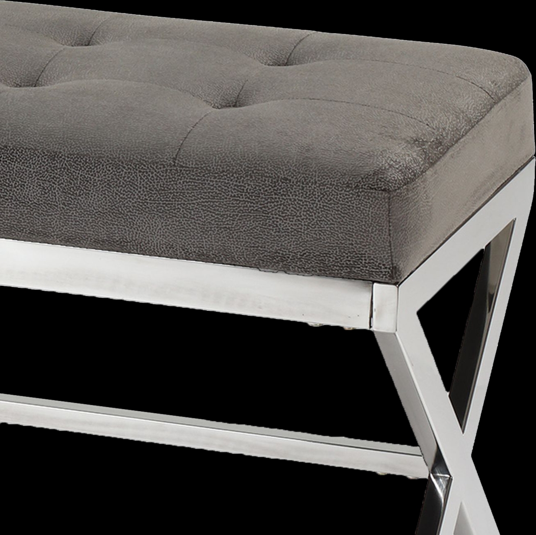 Calthorpe Gray Accent Bench - Thumbnail - Image 2