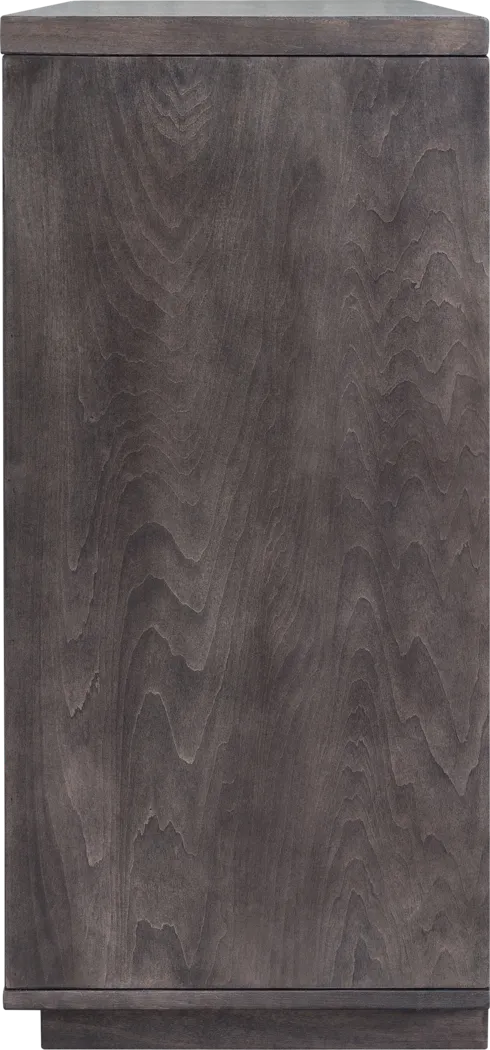 Calumet Gray 60 in. Console with Electric Fireplace - Thumbnail - Image 4