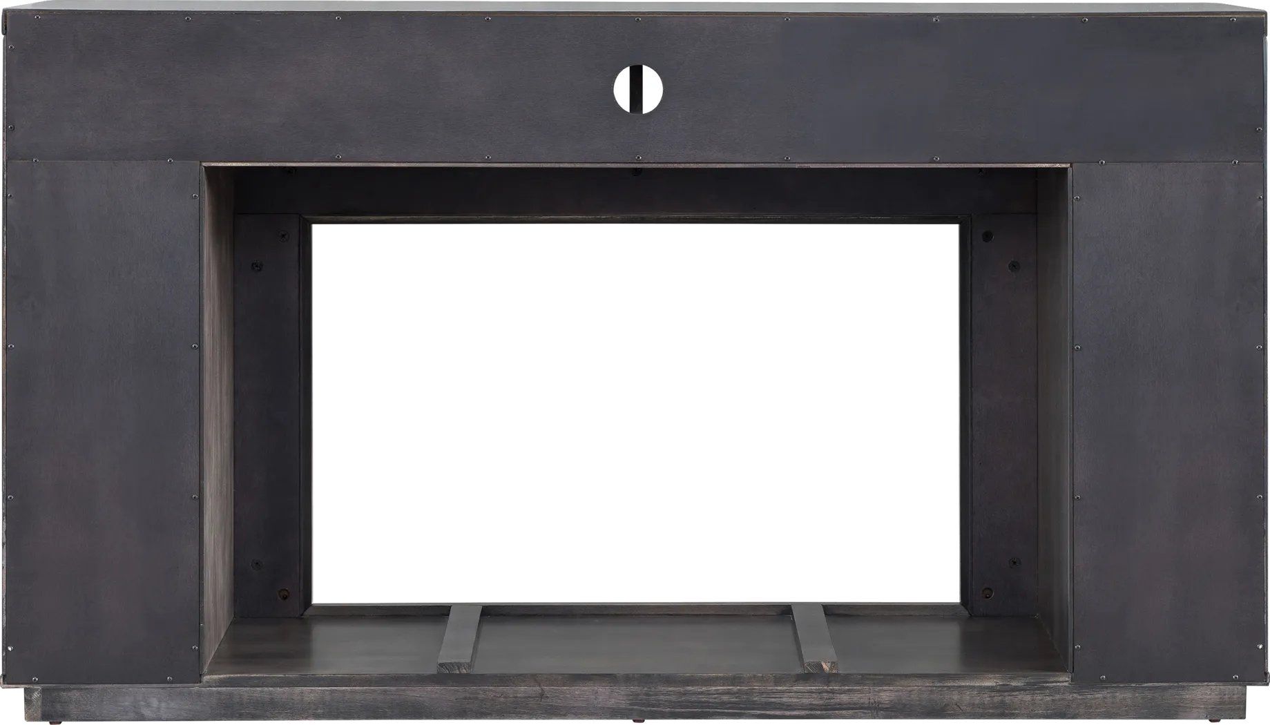 Calumet Gray 60 in. Console with Electric Fireplace - Thumbnail - Image 5