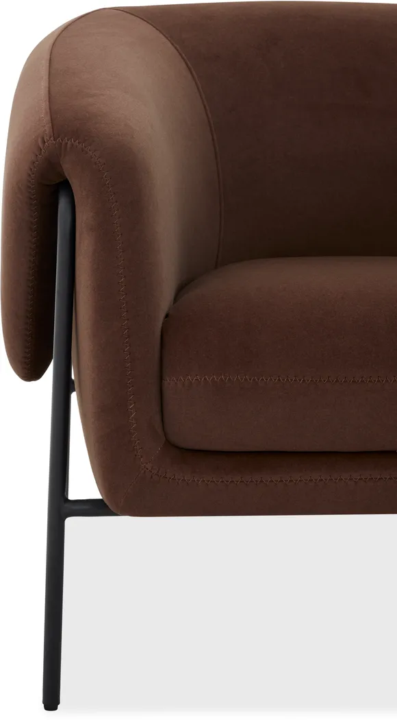 Calvary Red Accent Chair - Image 5