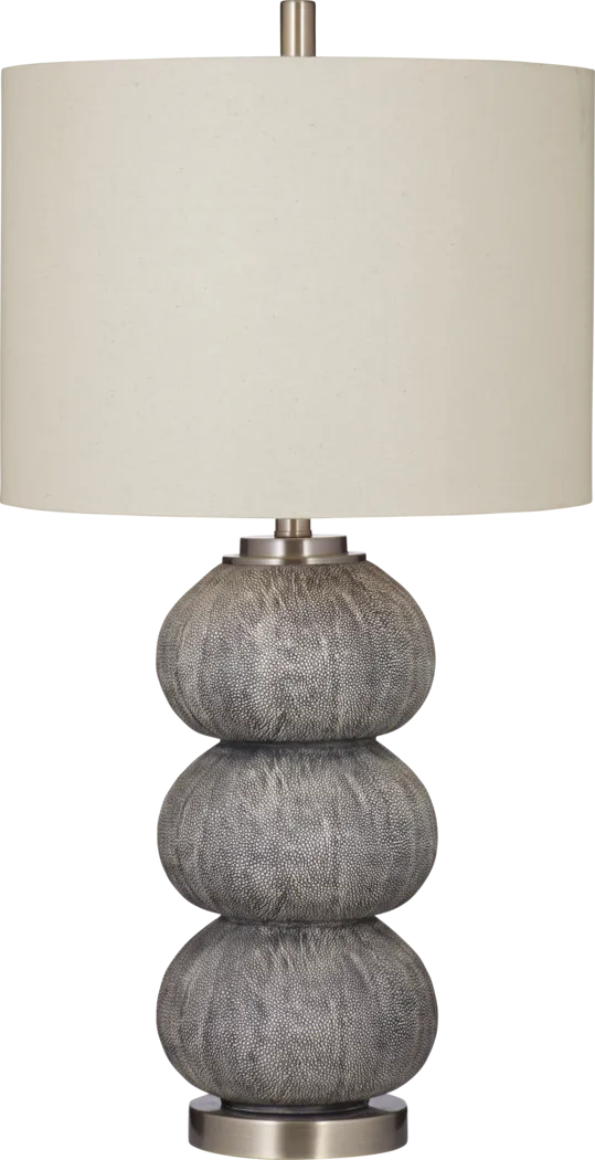 Calyptra Gray Lamp - Image 1