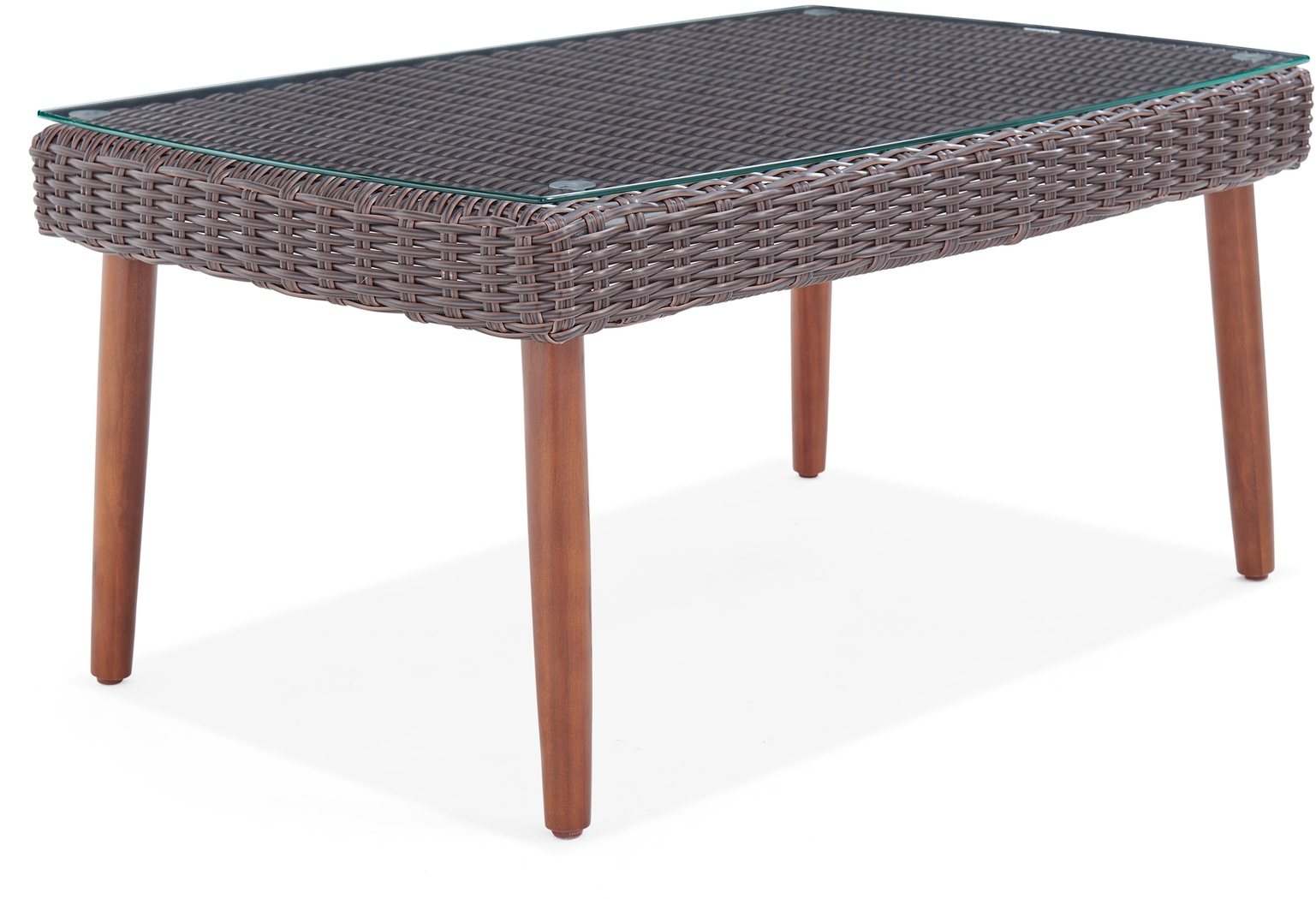 Camack I Brown Outdoor Cocktail Table - Thumbnail - Image 2