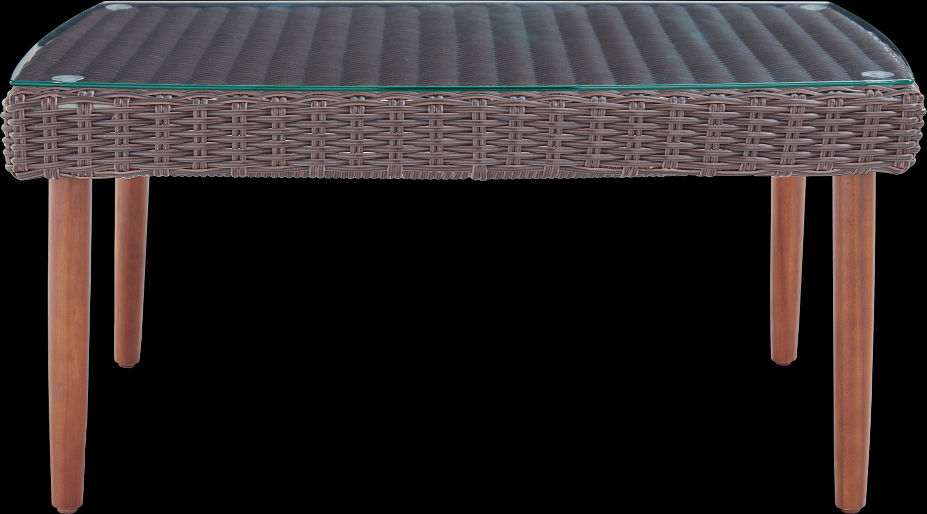 Camack I Brown Outdoor Cocktail Table - Thumbnail - Image 1