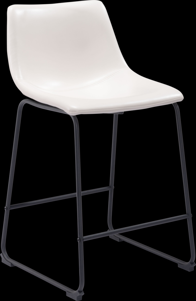 Camberley White Counter Height Stool, Set of 2 - Thumbnail - Image 8