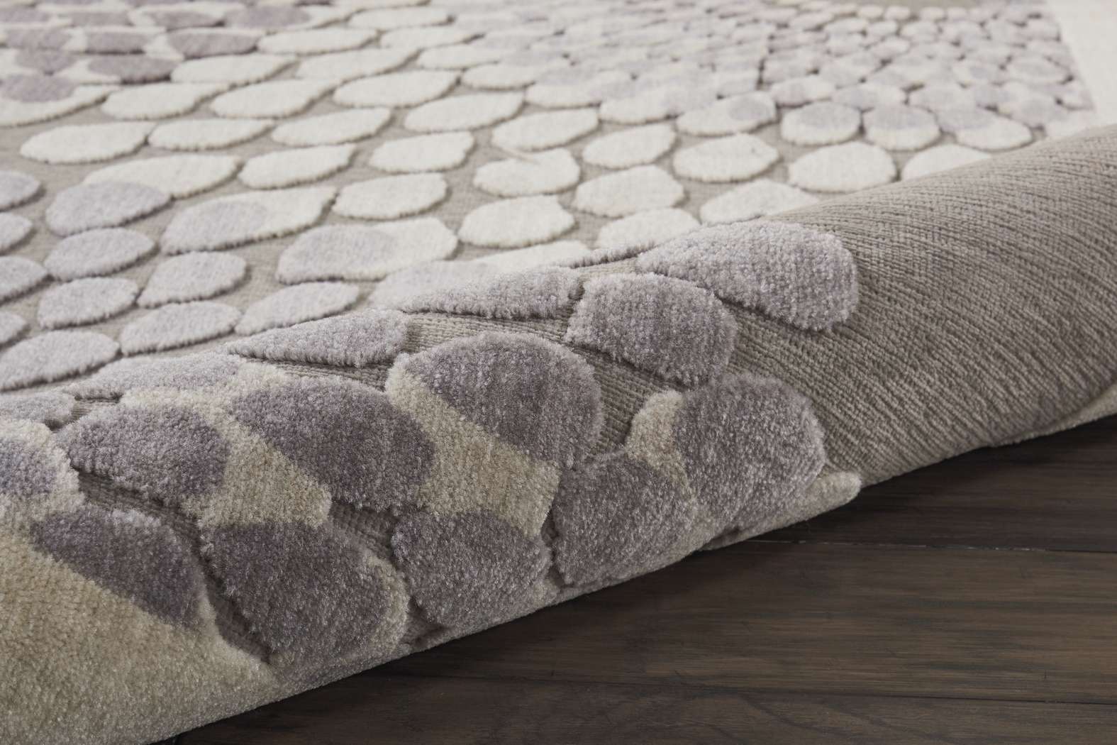 Camberly Gray 7'8 Round Rug - Thumbnail - Image 3