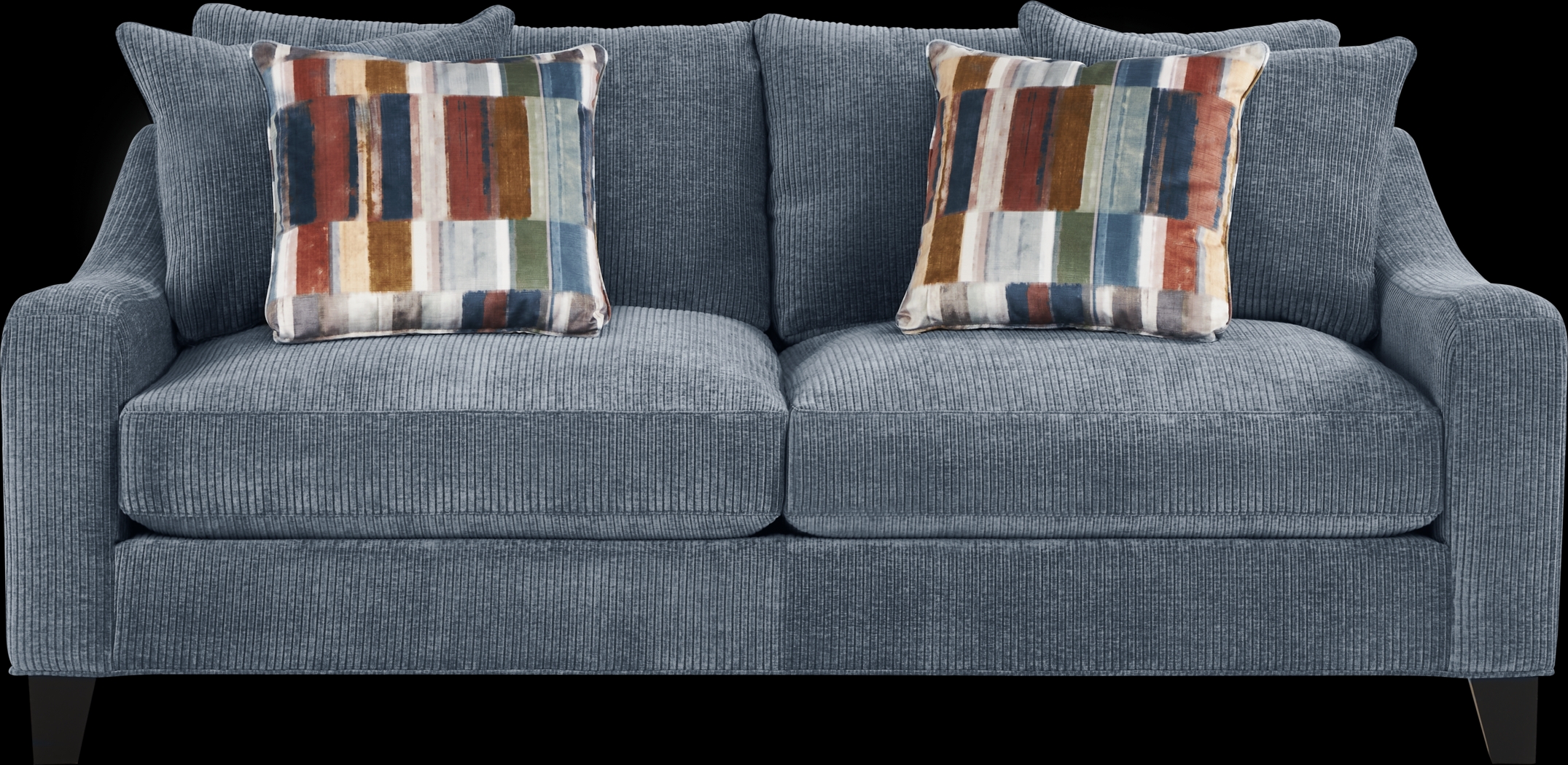 Cambria Blue 5 Pc Living Room - Thumbnail - Image 8