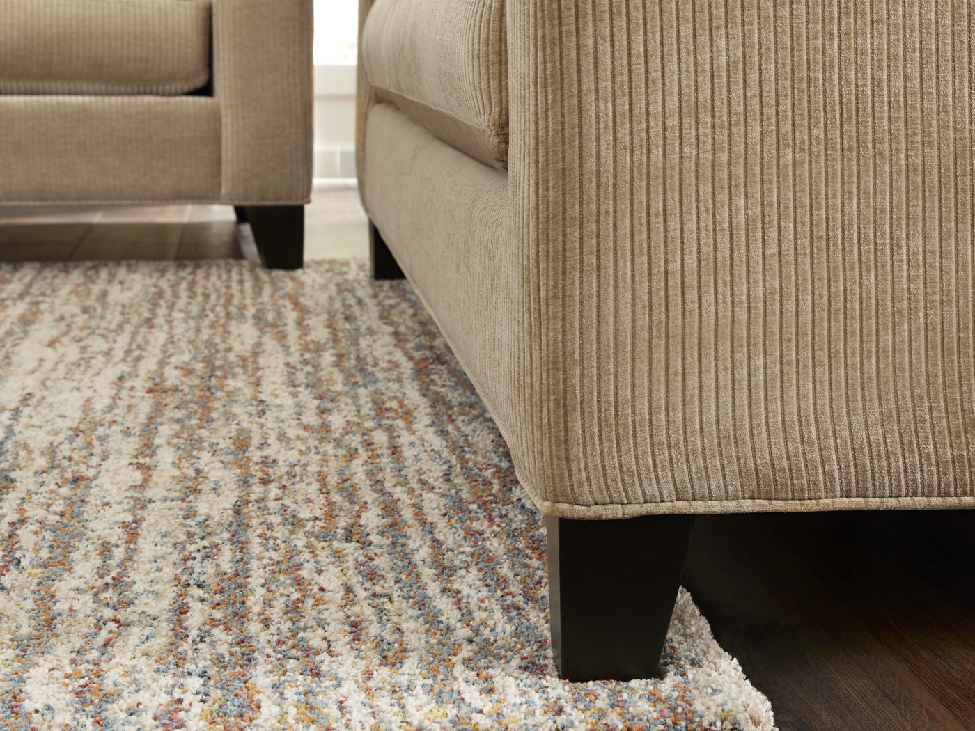 Cambria Gold 7 Pc Living Room with Gel Foam Sleeper Sofa - Thumbnail - Image 6