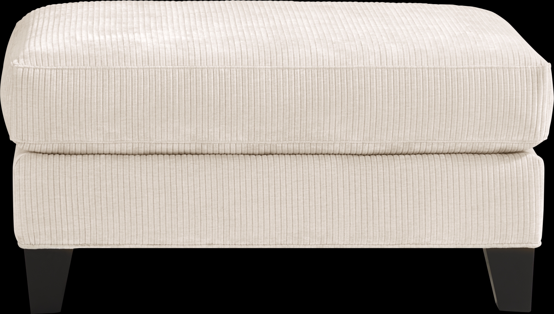 Cambria Ivory Ottoman - Thumbnail - Image 2