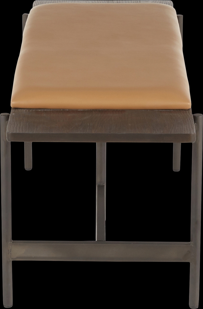 Cambronne Camel Accent Bench - Thumbnail - Image 2