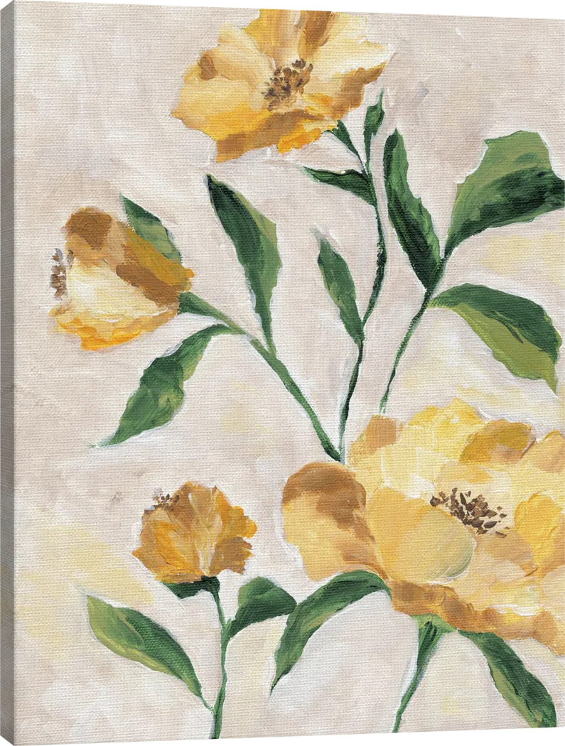 Camellias Yellow Artwork - Thumbnail - Image 3